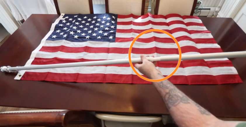 No Tangle Flag Pole Assembly Instructions Star Spangled